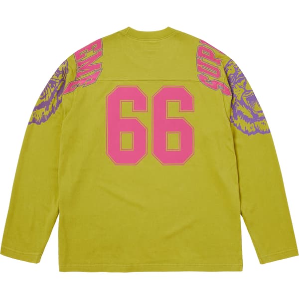 Supreme Mascot L/S Football Top - Green (front)