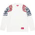 Supreme Mascot L/S Football Top - White (front)