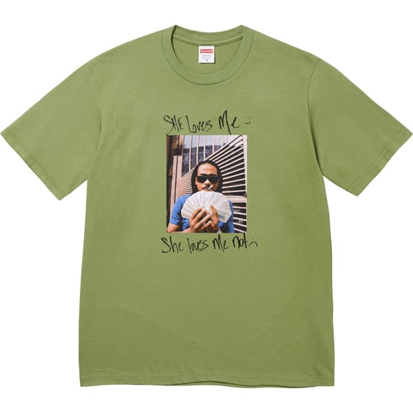 Supreme Max B Tee - Moss (front)