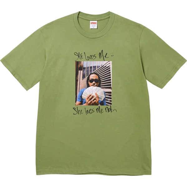 Supreme Max B Tee - Moss (front)