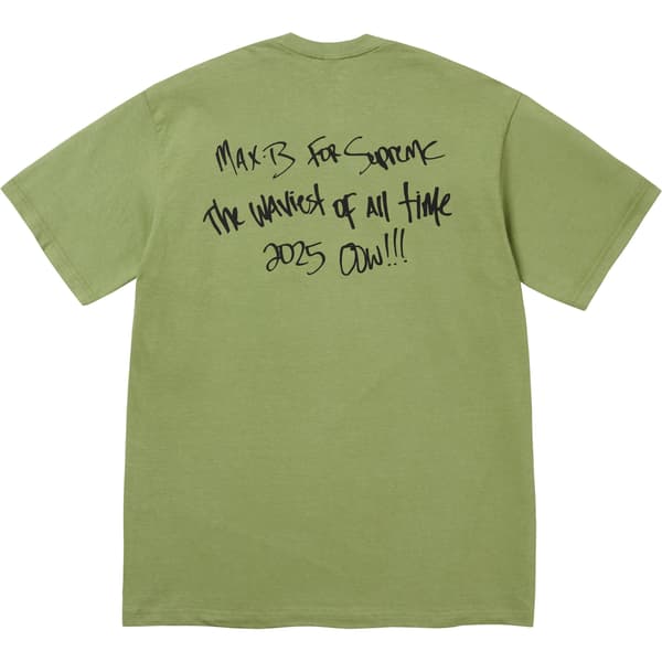 Supreme Max B Tee - Moss (front)