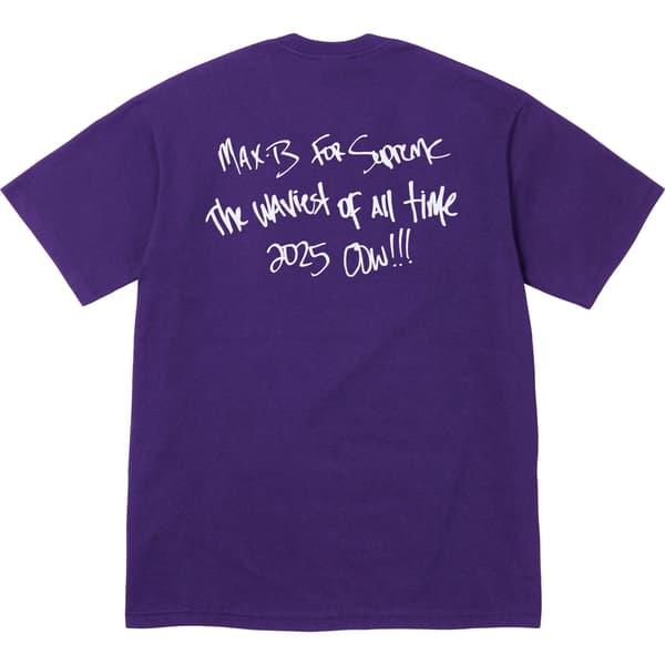 Supreme Max B Tee - Purple (front)