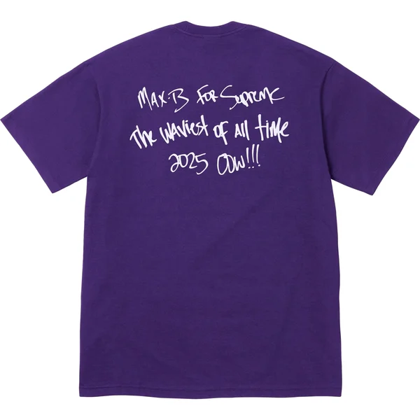 Supreme Max B Tee - Purple (front)