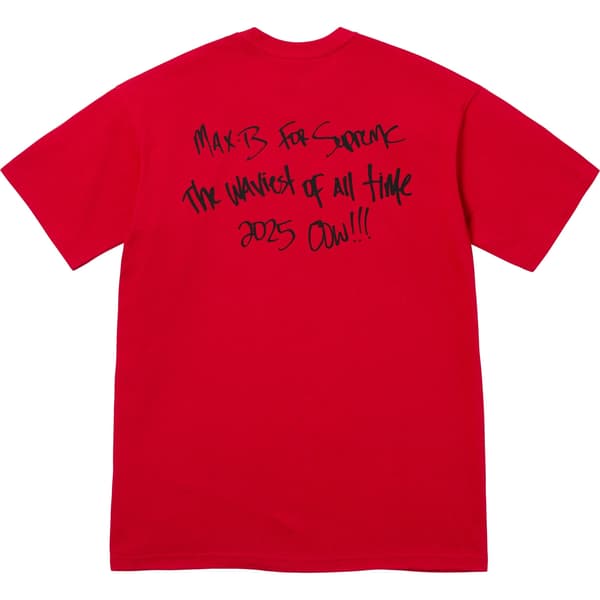 Supreme Max B Tee - Red (front)