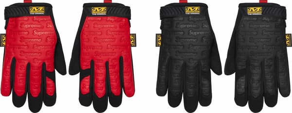 Supreme Mechanix Leather Work Gloves - Product Image