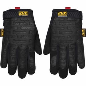 Supreme Mechanix Leather Work Gloves Black