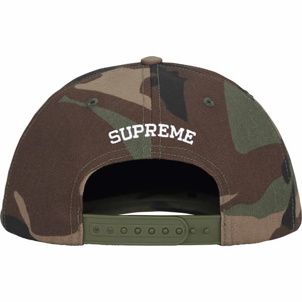Supreme Melvins 6-Panel - Woodland Camo (front)
