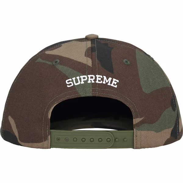 Supreme Melvins 6-Panel - Woodland Camo (front)