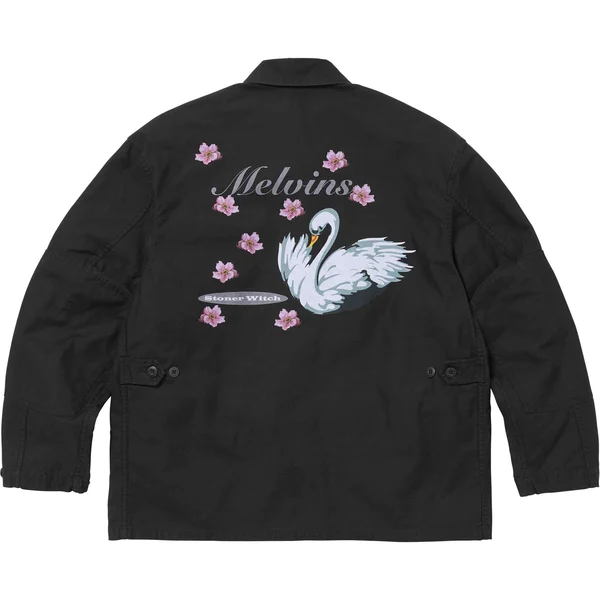 Supreme Melvins BDU Jacket - Black (front)