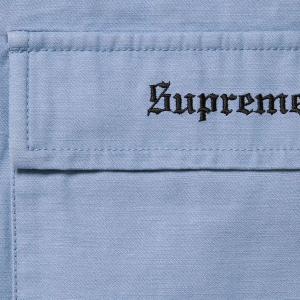 Supreme Melvins BDU Jacket - Light Blue (front)