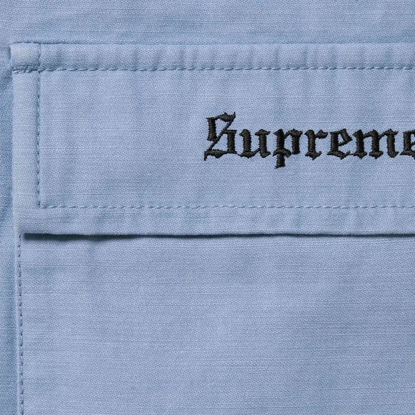 Supreme Melvins BDU Jacket - Light Blue (front)