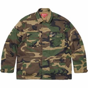 Supreme Melvins BDU Jacket Woodland Camo