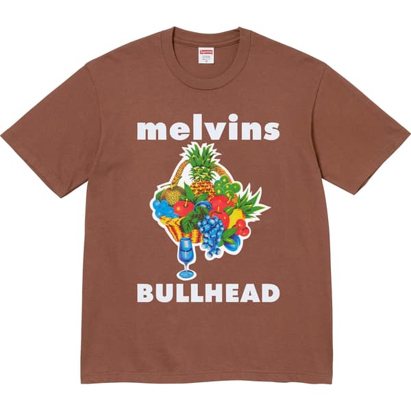 Supreme Melvins Bullhead Tee - Brown (front)
