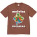 Supreme Melvins Bullhead Tee - Brown (front)