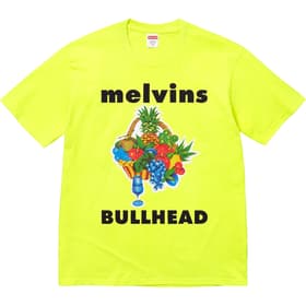 Supreme Melvins Bullhead Tee Fluorescent Yellow