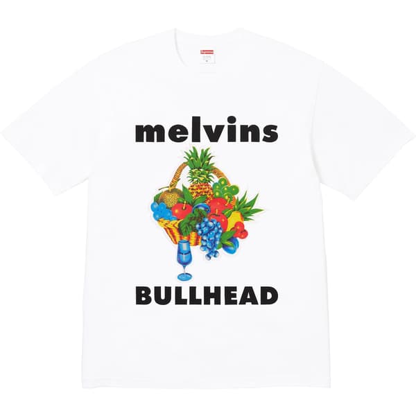 Supreme Melvins Bullhead Tee - White (front)