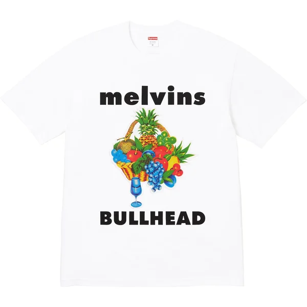 Supreme Melvins Bullhead Tee - White (front)