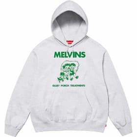 Supreme Melvins Hooded Sweatshirt Ash Grey