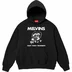 Supreme Melvins Hooded Sweatshirt - Black (front)