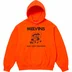 Supreme Melvins Hooded Sweatshirt - Bright Orange (front)