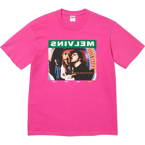 Supreme Melvins Prick Tee - Fuchsia (front)