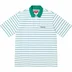 Supreme Melvins Stripe S/S Polo - White (front)