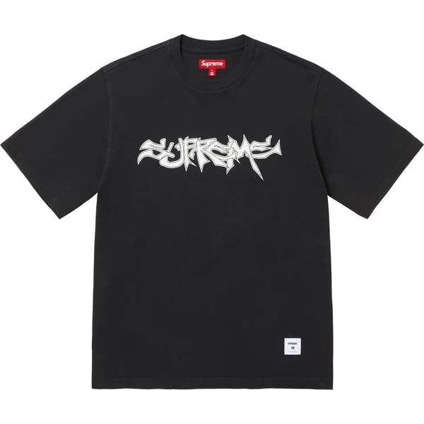 Supreme Mental S/S Top - Black (front)