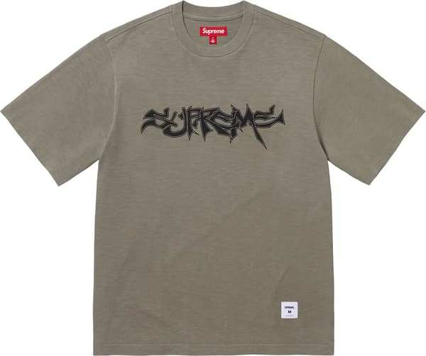 Supreme Mental S/S Top - Dusty Olive (front)