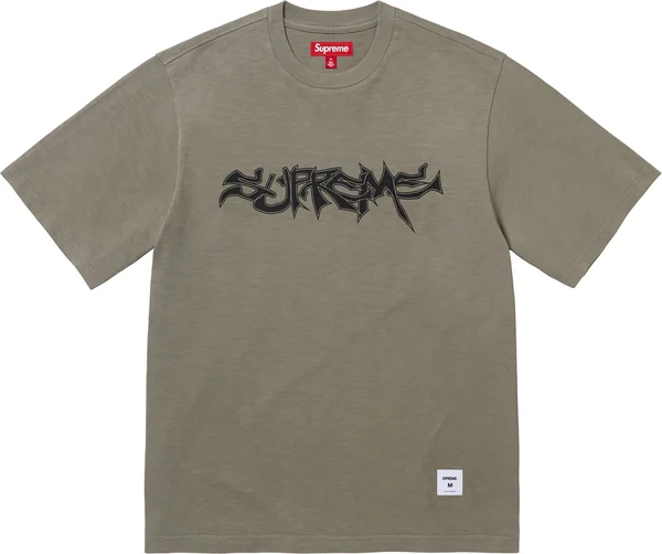 Supreme Mental S/S Top - Dusty Olive (front)