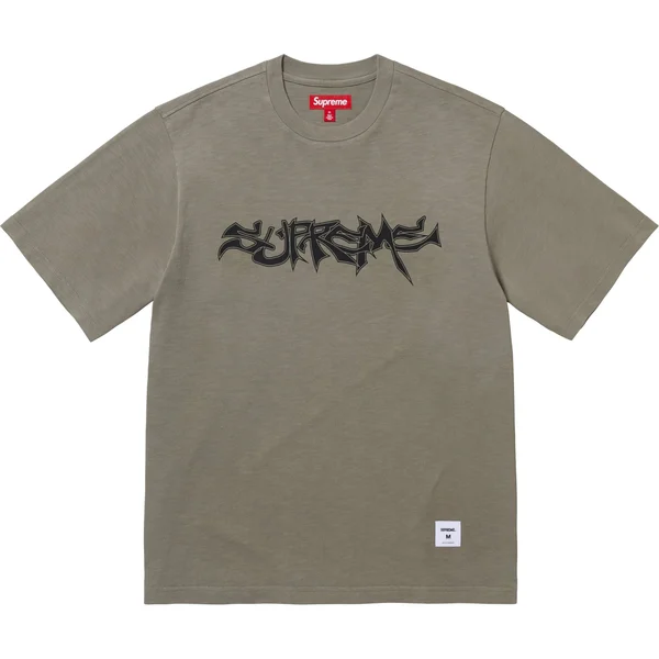 Supreme Mental S/S Top - Dusty Olive (front)