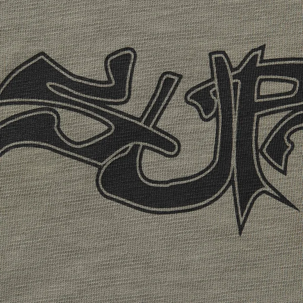 Supreme Mental S/S Top - Dusty Olive (front)