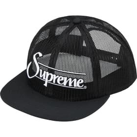 Supreme Mesh 6-Panel Black