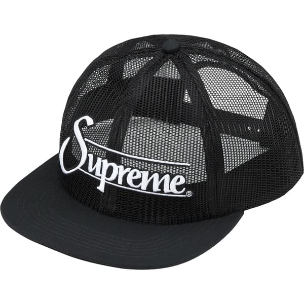 Supreme Mesh 6-Panel - Black (front)