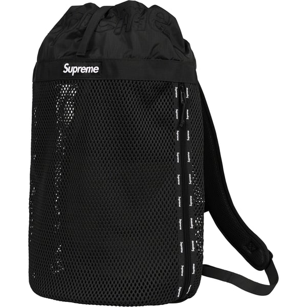 Supreme Mesh Backpack - Black (front)