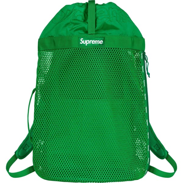 Supreme Mesh Backpack - Green (front)