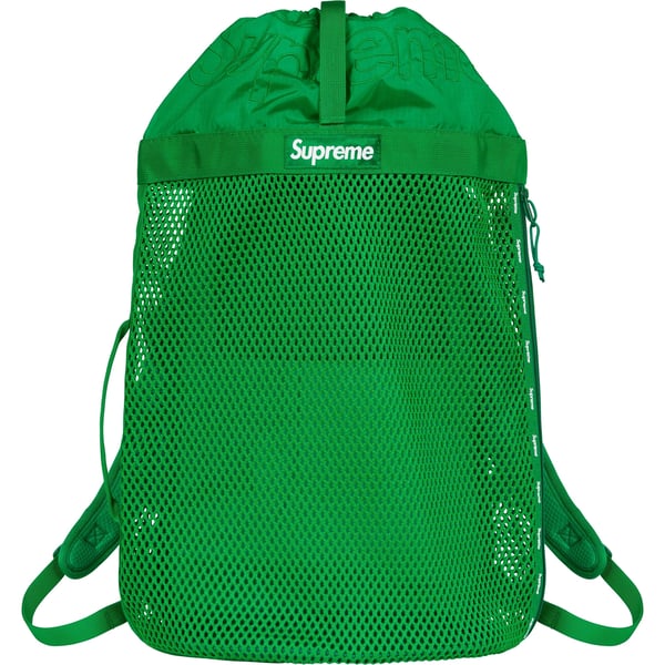 Supreme Mesh Backpack - Green (front)