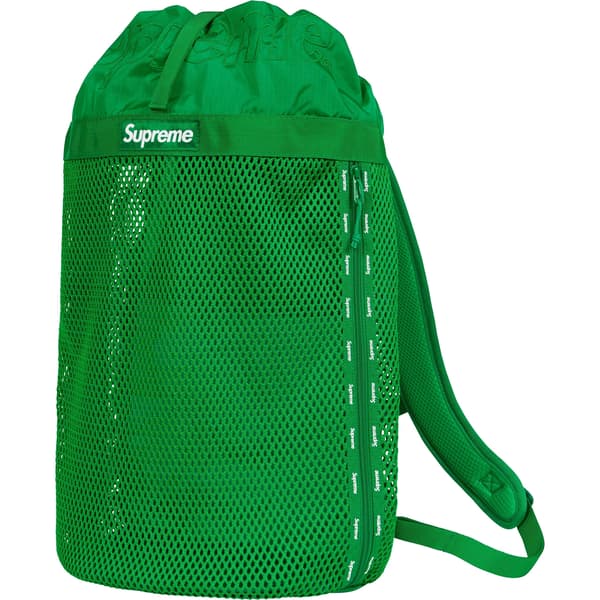 Supreme Mesh Backpack - Green (front)