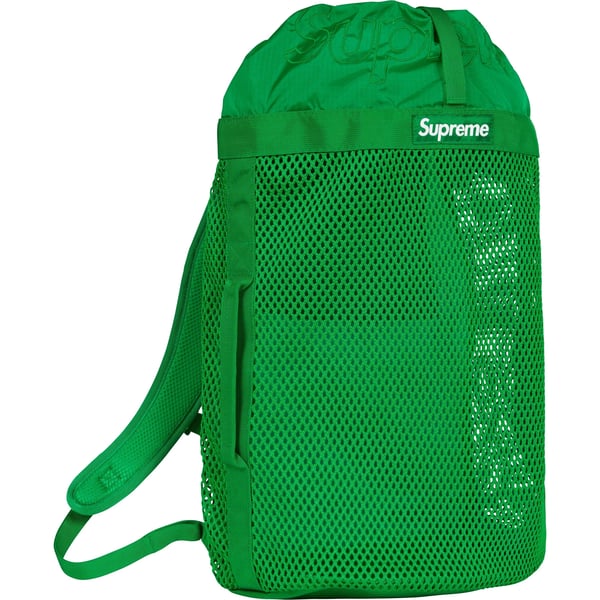 Supreme Mesh Backpack - Green (front)