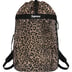 Supreme Mesh Backpack - Leopard (front)
