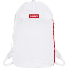 Supreme Mesh Backpack White