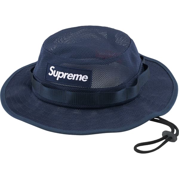Supreme Mesh Cordura Boonie - Navy (front)