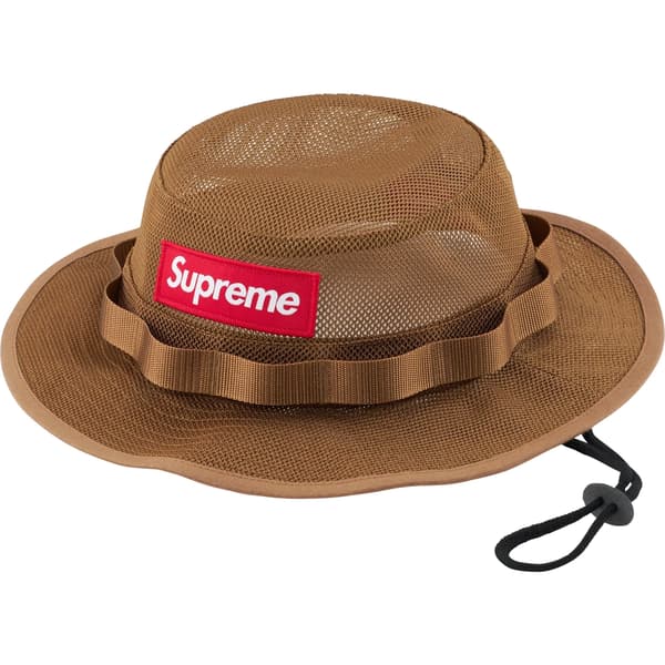 Supreme Mesh Cordura Boonie - Sand (front)
