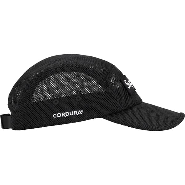 Supreme Mesh Cordura Camp Cap - Black (front)