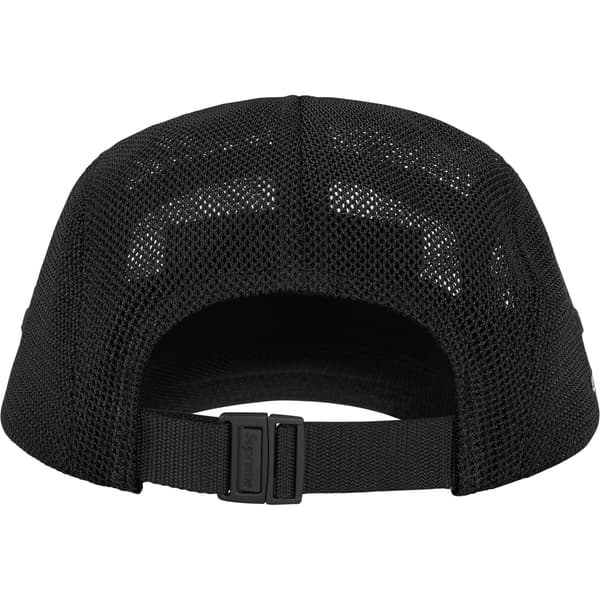 Supreme Mesh Cordura Camp Cap - Black (front)