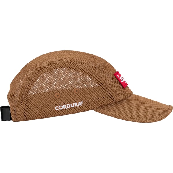 Supreme Mesh Cordura Camp Cap - Sand (front)