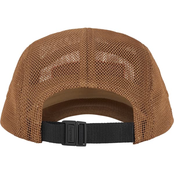 Supreme Mesh Cordura Camp Cap - Sand (front)
