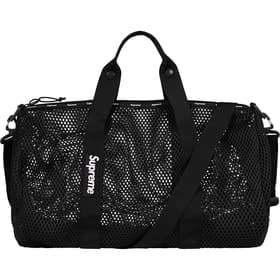 Supreme Mesh Duffle Bag Black