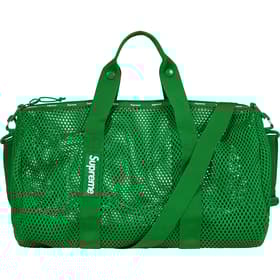 Supreme Mesh Duffle Bag Green
