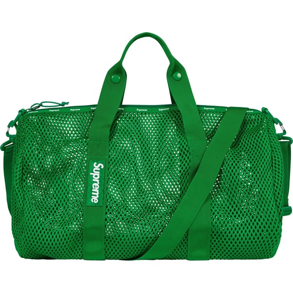 Supreme Mesh Duffle Bag - Green (front)