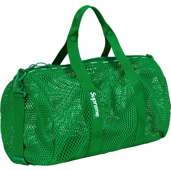 Supreme Mesh Duffle Bag - Green (front)